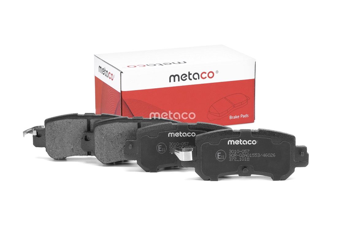 КОЛОДКИ ТОРМОЗНЫЕ ДИСКОВЫЕ METACO 3010057