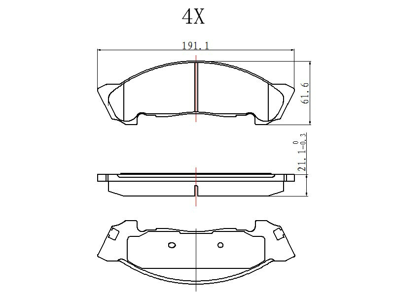 КОЛОДКИ ТОРМОЗНЫЕ ДИСКОВЫЕ JD JBP0263