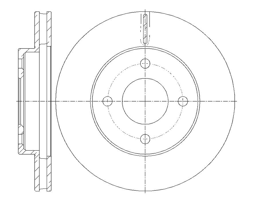ДИСК ТОРМОЗНОЙ G-BRAKE GR20399