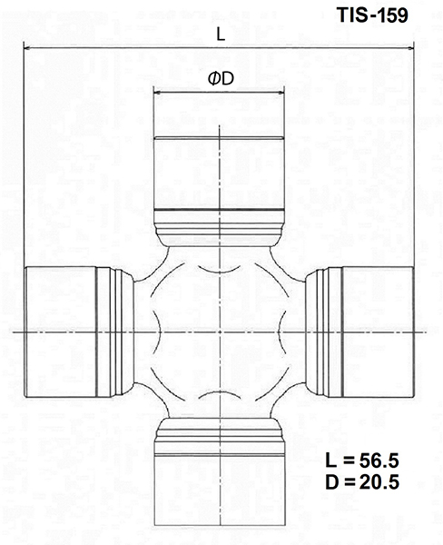 КРЕСТОВИНА TOYO TIS159