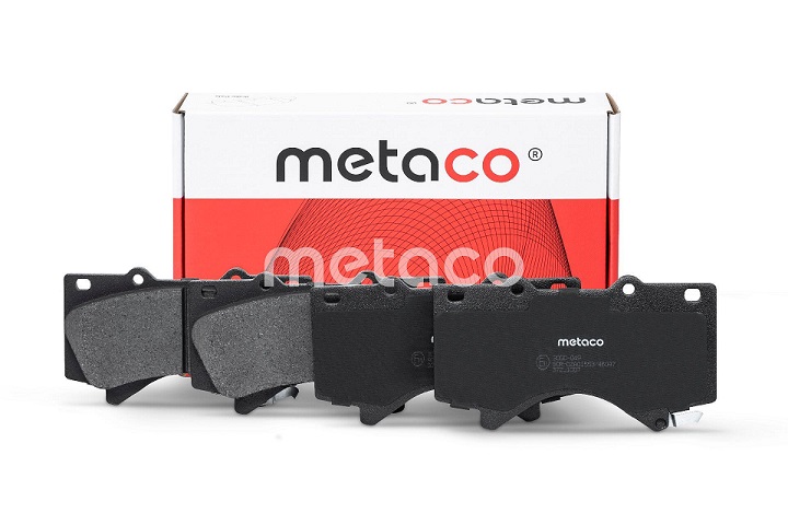 КОЛОДКИ ТОРМОЗНЫЕ ДИСКОВЫЕ METACO 3000049