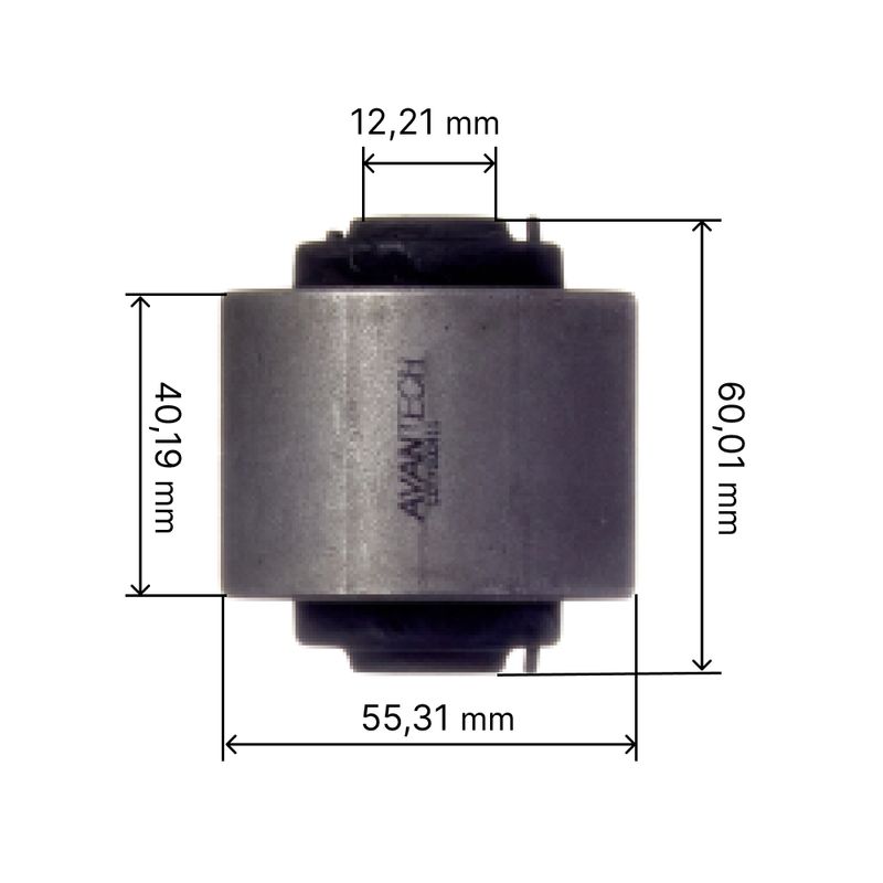 САЙЛЕНТБЛОК ПРОДОЛЬНОЙ ТЯГИ AVANTECH ASB0286