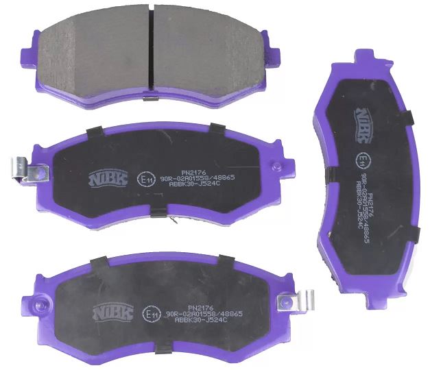 КОЛОДКИ ТОРМОЗНЫЕ ДИСКОВЫЕ NIBK PN2176