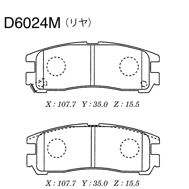 КОЛОДКИ ТОРМОЗНЫЕ ДИСКОВЫЕ KASHIYAMA D6024M
