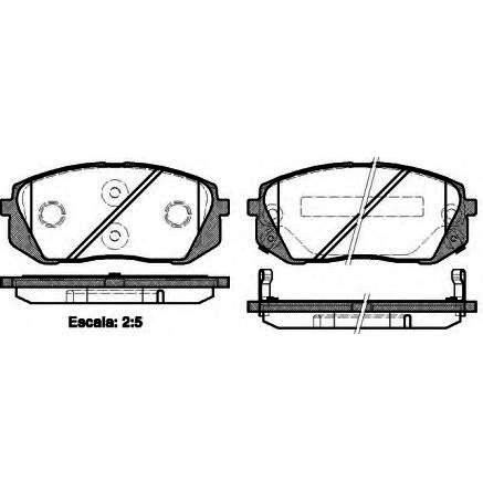 КОЛОДКИ ТОРМОЗНЫЕ ДИСКОВЫЕ KORMAX KBP032