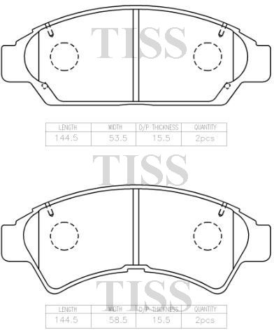 КОЛОДКИ ТОРМОЗНЫЕ ДИСКОВЫЕ PARAUT T281561
