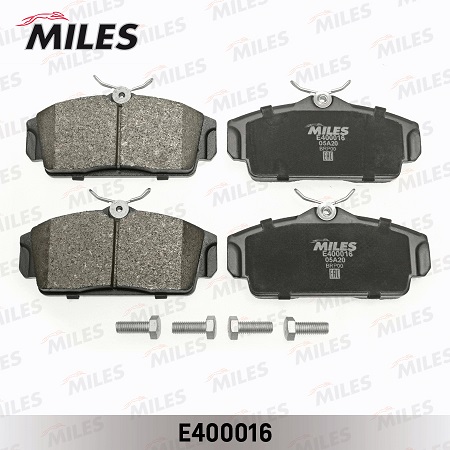 КОЛОДКИ ТОРМОЗНЫЕ ДИСКОВЫЕ MILES E400016