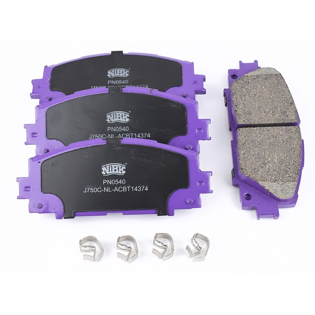 КОЛОДКИ ТОРМОЗНЫЕ ДИСКОВЫЕ NIBK PN0540