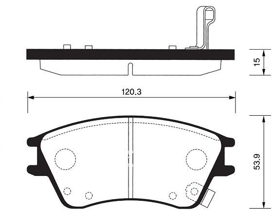 КОЛОДКИ ТОРМОЗНЫЕ ДИСКОВЫЕ IXAT X3P0145