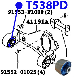 САЙЛЕНТБЛОК ФОРТУНА T538PD