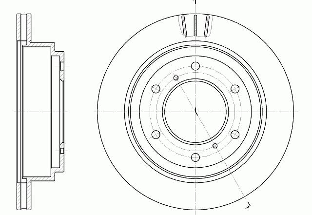 ДИСК ТОРМОЗНОЙ G-BRAKE GR02852