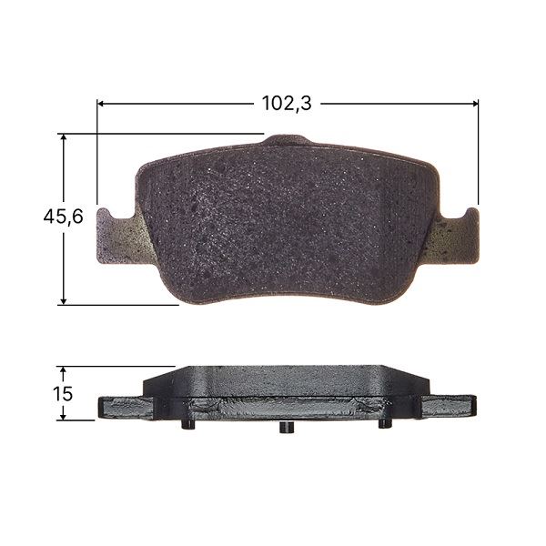 КОЛОДКИ ТОРМОЗНЫЕ ДИСКОВЫЕ AVANTECH AV823