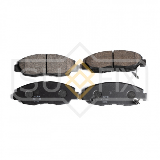 КОЛОДКИ ТОРМОЗНЫЕ ДИСКОВЫЕ SUFIX SX1153