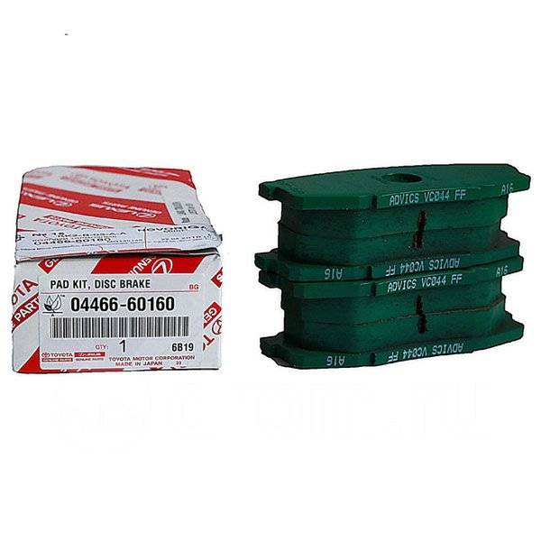 КОЛОДКИ ТОРМОЗНЫЕ ДИСКОВЫЕ TOYOTA 0446660160