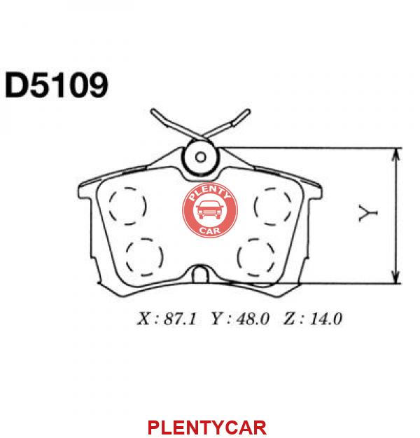КОЛОДКИ ТОРМОЗНЫЕ ДИСКОВЫЕ KASHIYAMA D5109