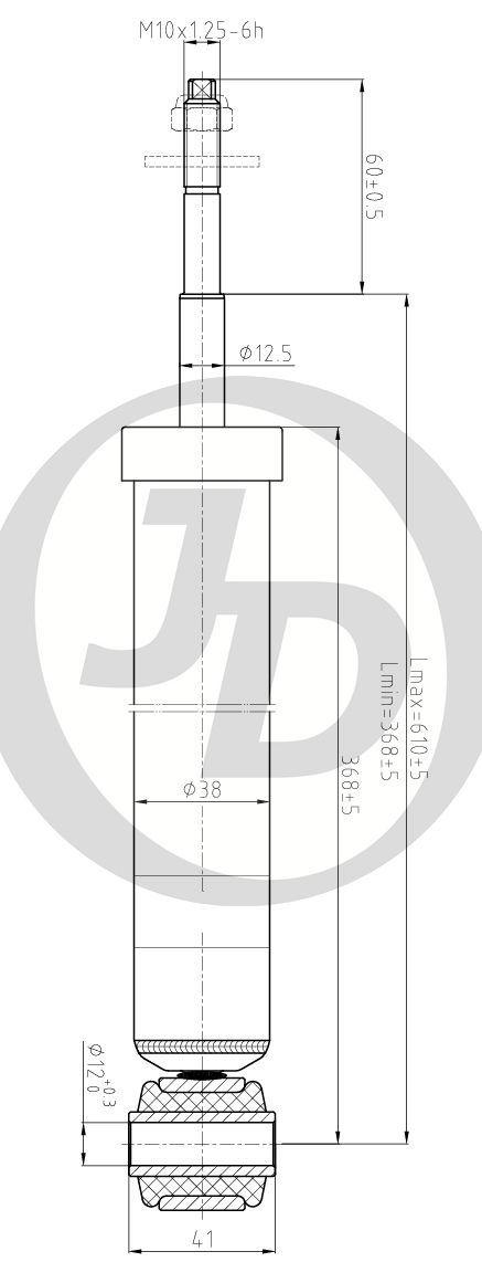 АМОРТИЗАТОР ПОДВЕСКИ JD JAA0454