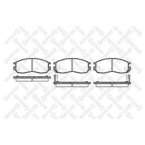 КОЛОДКИ ТОРМОЗНЫЕ ДИСКОВЫЕ STELLOX 471002BSX