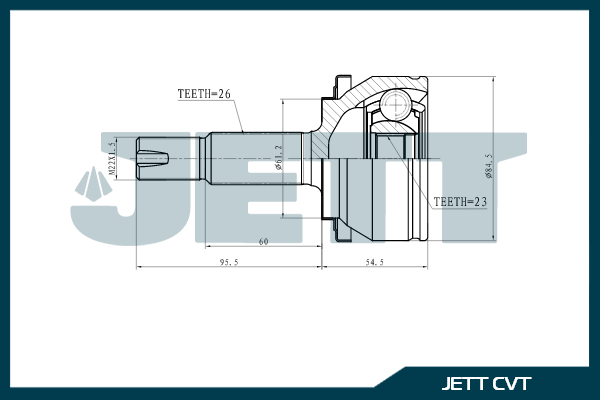 ШРУС ВНЕШНИЙ (НАРУЖНИЙ) JETT V419213