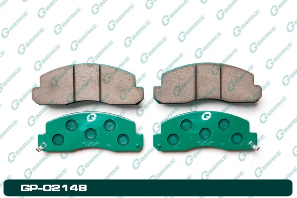 КОЛОДКИ ТОРМОЗНЫЕ ДИСКОВЫЕ G-BRAKE GP02148