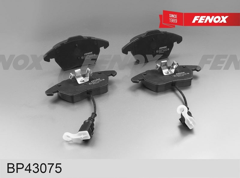 КОЛОДКИ ТОРМОЗНЫЕ ДИСКОВЫЕ FENOX BP43075
