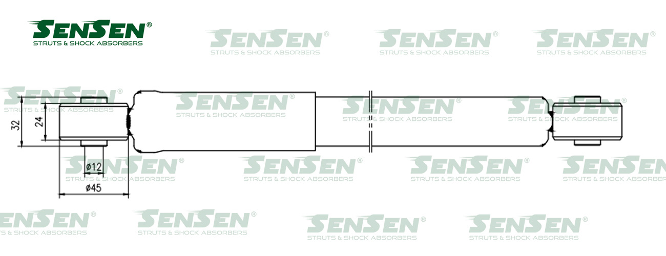 АМОРТИЗАТОР ПОДВЕСКИ SENSEN 12120219