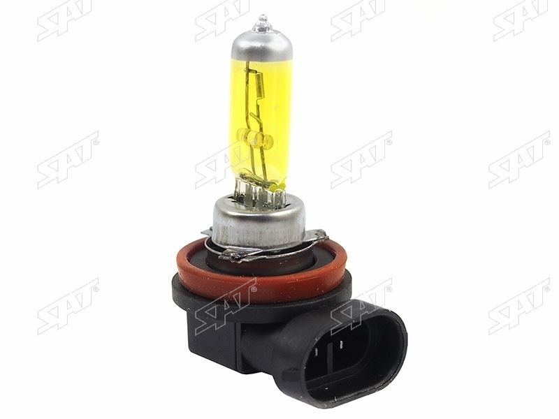 ЛАМПА ГАЛЛОГЕНОВАЯ SAT STH11Y12V H11 12V 55Вт. YELLOW (ЖЕЛТЫЙ)