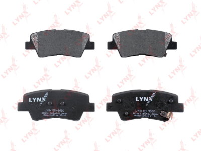 КОЛОДКИ ТОРМОЗНЫЕ ДИСКОВЫЕ LYNXauto BD3620