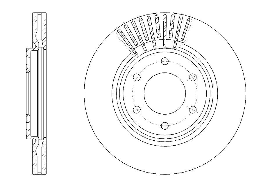 ДИСК ТОРМОЗНОЙ G-BRAKE GR20953