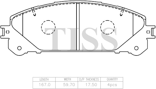 КОЛОДКИ ТОРМОЗНЫЕ ДИСКОВЫЕ PARAUT T281241