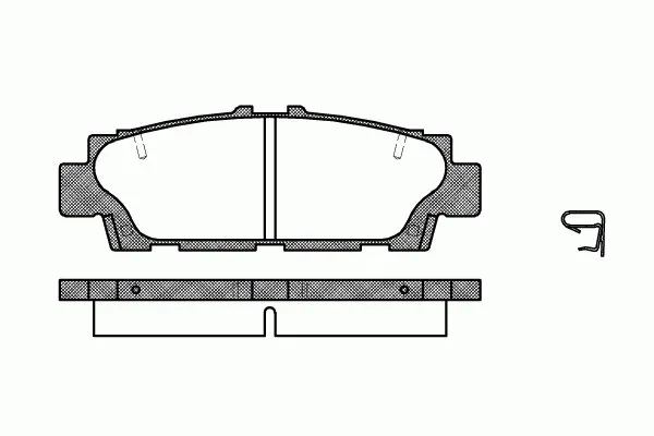 КОЛОДКИ ТОРМОЗНЫЕ ДИСКОВЫЕ TOYOTA 0446650070