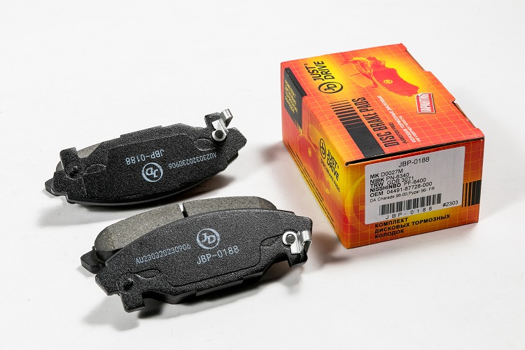 КОЛОДКИ ТОРМОЗНЫЕ ДИСКОВЫЕ JD JBP0188