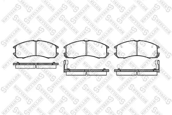 КОЛОДКИ ТОРМОЗНЫЕ ДИСКОВЫЕ STELLOX 284002SX