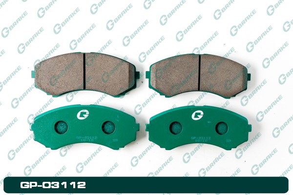 КОЛОДКИ ТОРМОЗНЫЕ ДИСКОВЫЕ G-BRAKE GP03112
