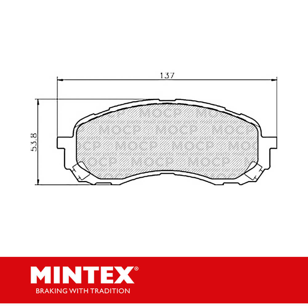 КОЛОДКИ ТОРМОЗНЫЕ ДИСКОВЫЕ Mintex MDB2723