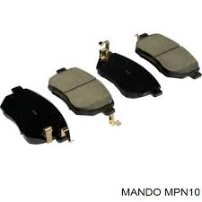 КОЛОДКИ ТОРМОЗНЫЕ ДИСКОВЫЕ MANDO MPN10