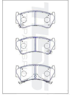 КОЛОДКИ ТОРМОЗНЫЕ ДИСКОВЫЕ PARAUT N281442Y