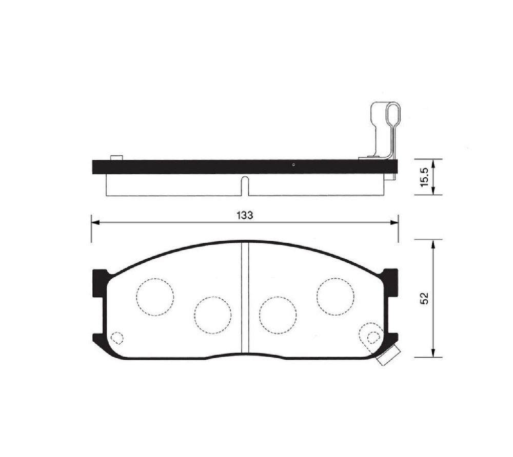 КОЛОДКИ ТОРМОЗНЫЕ ДИСКОВЫЕ SUFIX SX1236