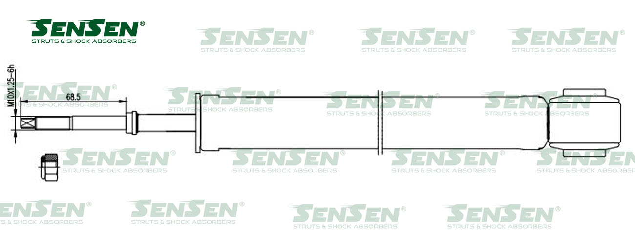АМОРТИЗАТОР ПОДВЕСКИ SENSEN 32120277