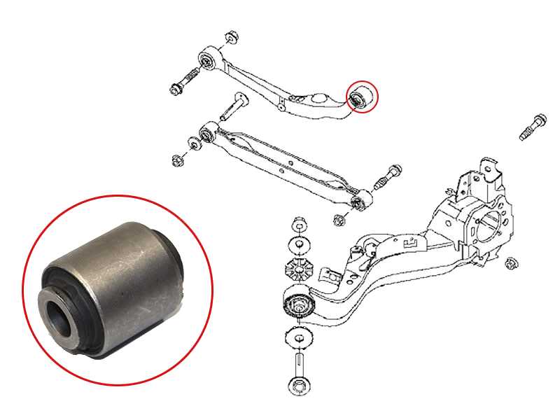 САЙЛЕНТБЛОК РЫЧАГА ПОДВЕСКИ SAT ST55120JD000
