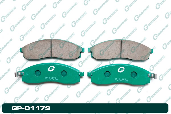КОЛОДКИ ТОРМОЗНЫЕ ДИСКОВЫЕ G-BRAKE GP01173
