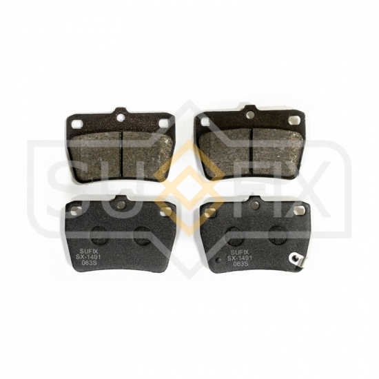 КОЛОДКИ ТОРМОЗНЫЕ ДИСКОВЫЕ SUFIX SX1491