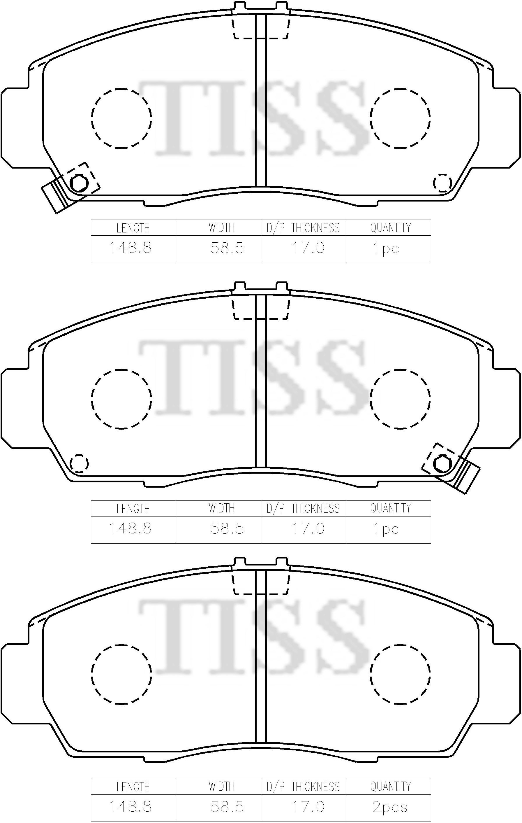 КОЛОДКИ ТОРМОЗНЫЕ ДИСКОВЫЕ PARAUT H281549Y