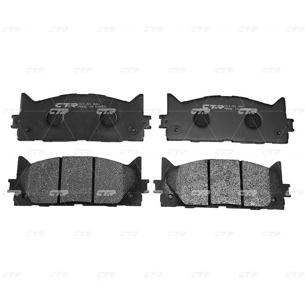 КОЛОДКИ ТОРМОЗНЫЕ ДИСКОВЫЕ CTR CKT51